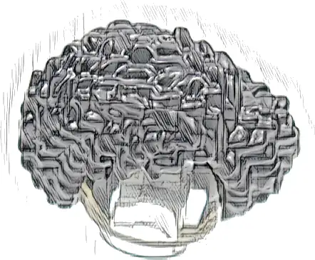 Minifigure, Hair Female Coiled, Parted Wash and Go