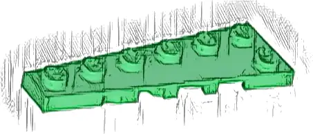 Wedge, Plate 6 x 2 Left