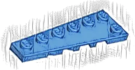 Wedge, Plate 6 x 2 Left