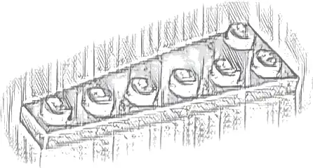 Wedge, Plate 6 x 2 Right