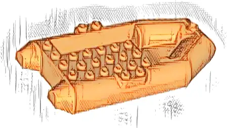 Boat, Rubber Raft 12 x 6 x 2