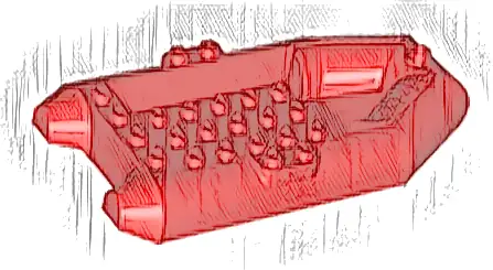 Boat, Rubber Raft 12 x 6 x 2