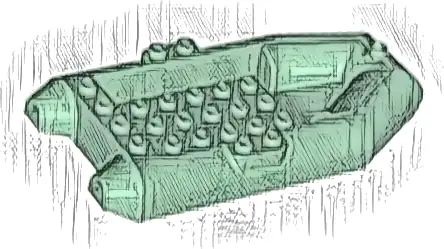 Boat, Rubber Raft 12 x 6 x 2