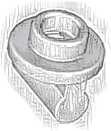 Plate, Round 1 x 1 with Bar Handle on Long Stem