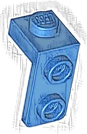 Bracket 1 x 1 - 1 x 2