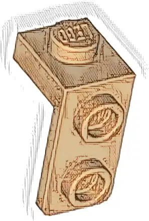 Bracket 1 x 1 - 1 x 2
