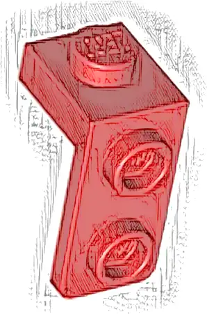 Bracket 1 x 1 - 1 x 2