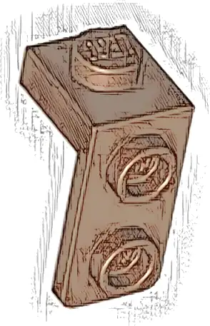 Bracket 1 x 1 - 1 x 2