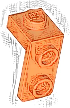 Bracket 1 x 1 - 1 x 2
