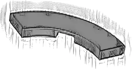 Tile, Round Corner 3 x 3 Macaroni