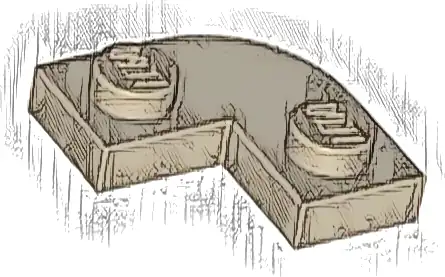 Plate, Round Corner 2 x 2 with 1 x 1 Cutout
