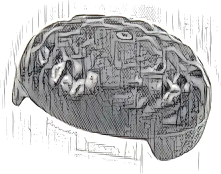 Minifigure, Hair Male, Just on Top