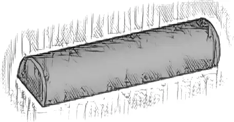 Slope, Curved 1 x 4 x 2/3 Double