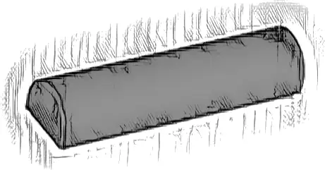 Slope, Curved 1 x 4 x 2/3 Double