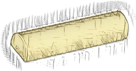 Slope, Curved 1 x 4 x 2/3 Double