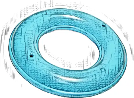 Duplo Bath Toy 8 x 8 Floating Ring, Top