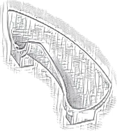 Duplo Slide Curved 90 degrees, Sloped Sides