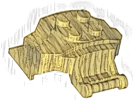 Cockpit Front 4 x 3 x 2 with Bar Handle