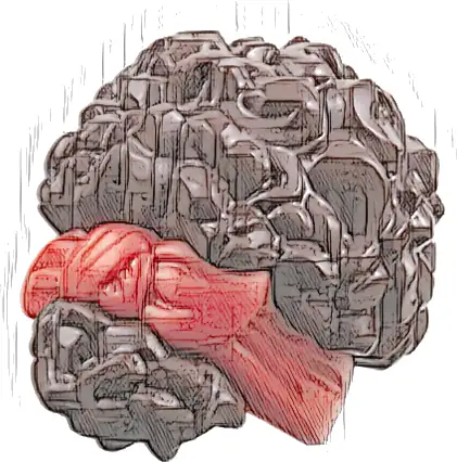 Mini Doll, Hair Coiled, Pulled Up with Molded Red Head Wrap Pattern