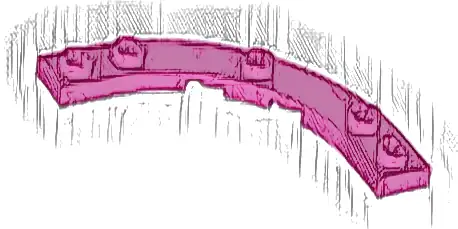 Plate, Round Corner 5 x 5 Macaroni
