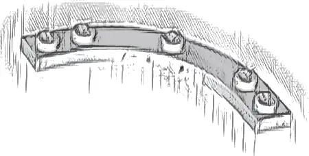 Plate, Round Corner 5 x 5 Macaroni