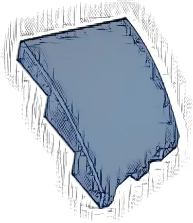 Wedge 3 x 2 Left No Studs