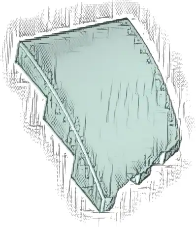 Wedge 3 x 2 Left No Studs