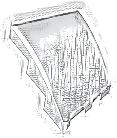 Wedge 3 x 2 Left No Studs