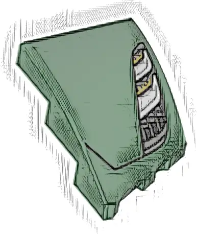 Wedge 3 x 2 Left No Studs with Lotus Evija Car Headlight Pattern