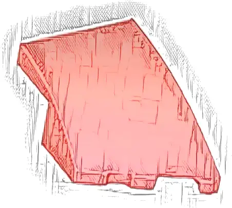 Wedge 3 x 2 Right No Studs