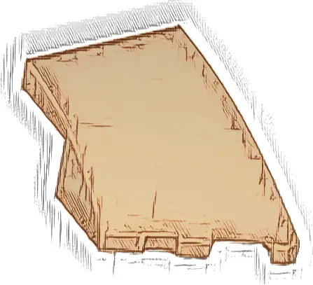 Wedge 3 x 2 Right No Studs