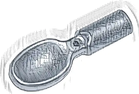 Minifigure, Utensil Spoon - Handle with Flat End