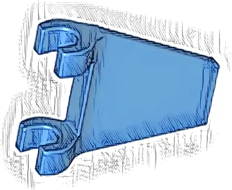 Flag 2 x 2 Trapezoid with Flared Edge