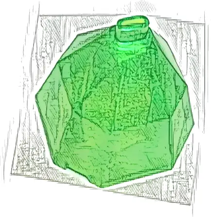 Mini Doll Skirt Long Full Octagonal (Diamond Dress Container Bottom)