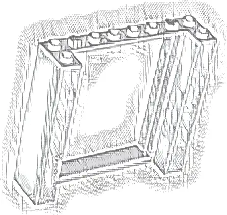 Door, Frame 2 x 8 x 6