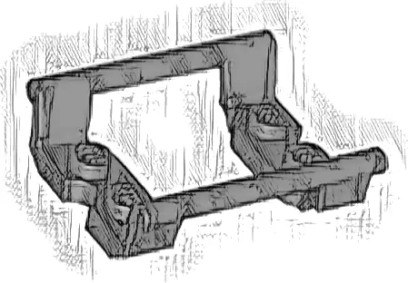 Train, Track Roller Coaster Straight 4L