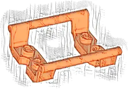 Train, Track Roller Coaster Straight 4L