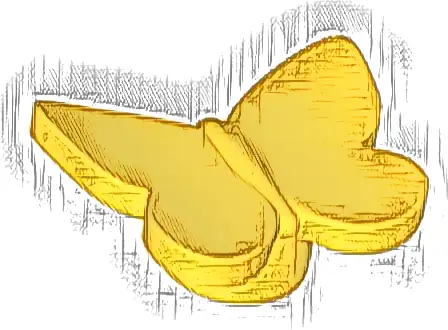 Butterfly with Stud Holder