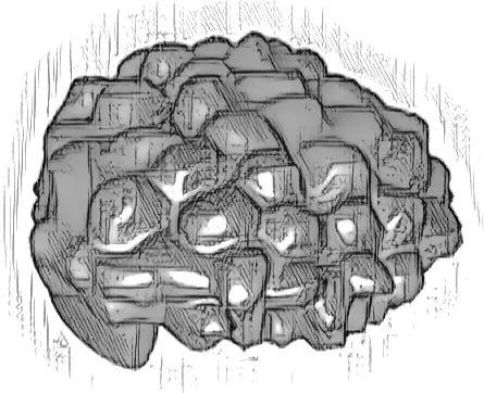 Minifigure, Hair Male, Coiled with Short Straight Sides