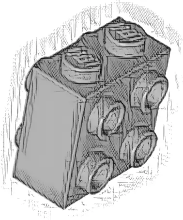 Brick, Modified 1 x 2 x 1 2/3 with Studs on Sides