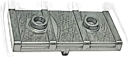 Container, Treasure Chest Lid Flat