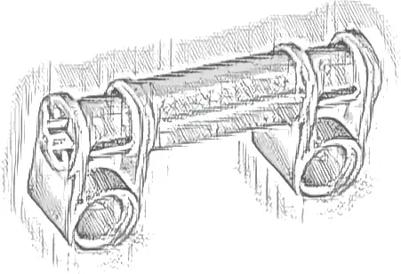 Technic, Axle and Pin Connector Perpendicular Double with Axle Connector 2L