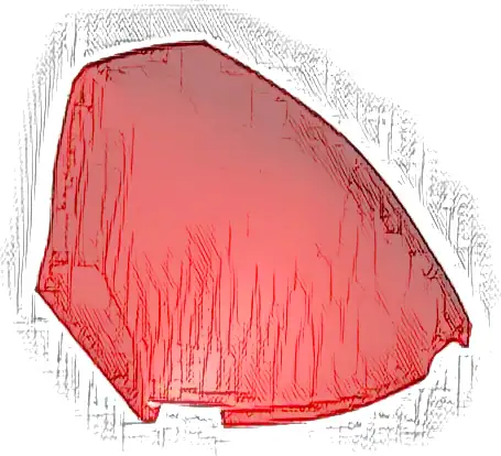 Large Figure Armor, Smooth with 2 x 2 Round Brick Attachment