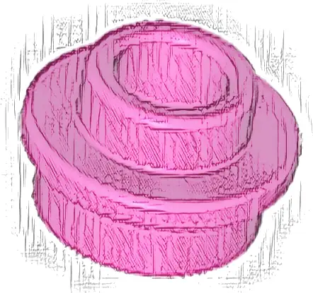 Plate, Round 1 x 1 with Open Stud