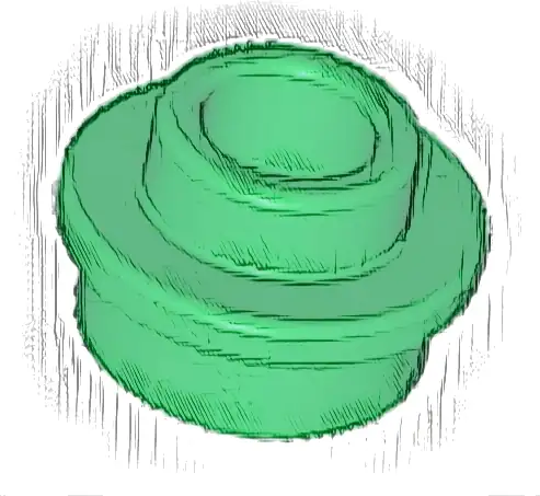 Plate, Round 1 x 1 with Open Stud