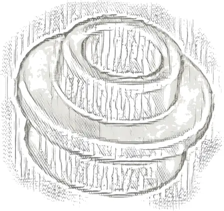 Plate, Round 1 x 1 with Open Stud