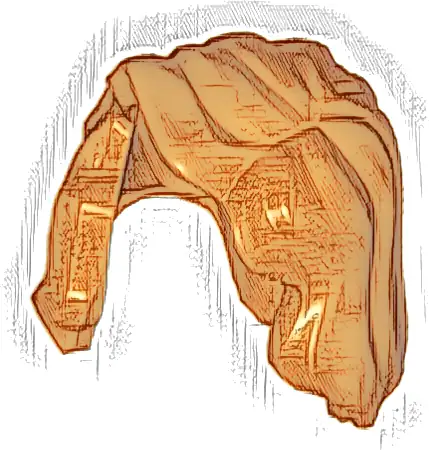 Minifigure, Hair Female Mid-Length with Part over Right Shoulder