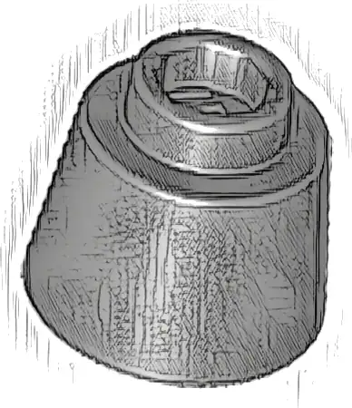 Cone 1 1/6 x 1 1/6 x 2/3 (Fez)