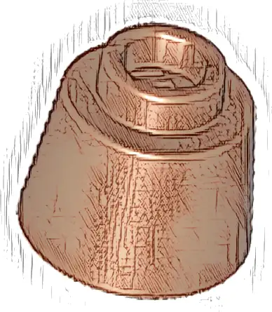 Cone 1 1/6 x 1 1/6 x 2/3 (Fez)