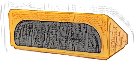 Slope 30 1 x 2 x 2/3 with Black Rectangle with Rounded Corners Pattern (Sticker) - Set 76918